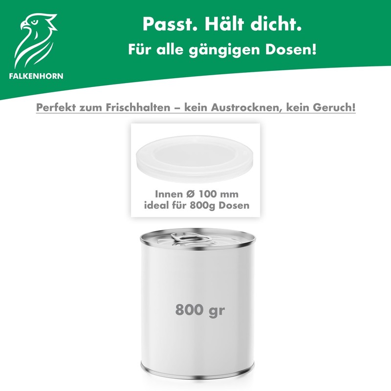 FALKENHORN Food Storage Lids for Large Cans - Set of