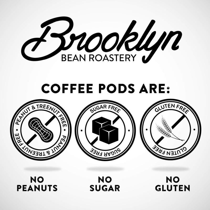 Brooklyn Beans Maple Flavored, Maple Sleigh Gourmet Coffee Pods, Compatible