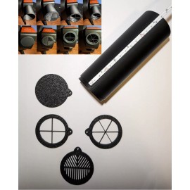 Unbranded (B) ZWO SeeStar S50 Telescope 5.5" Dew Cap Cover Bahtinov Mask Diffraction Spike - E_Complete Set Combo