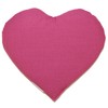 Rapeseed Cushion Heart Approx. 30 x 25 cm – Pink