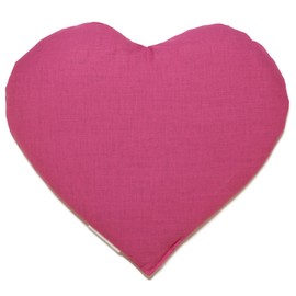 Rapeseed Cushion Heart Approx. 30 x 25 cm – Pink – Heat Cushion – Grain Cushion – A Charming Gift