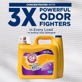 Arm & Hammer Plus OxiClean Odor Blasters Fresh Burst, 128 Loads, 166.5 Fl Oz