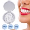 Cheysrae 3 Pairs Instant Veneers Dentures Cosmetic Fake Teeth Braces