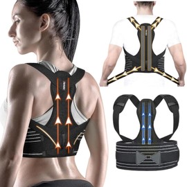 Back Straightener, Posture Corrector Back for Men and Women, Straight Back Straightener, Posture Corrector Men, Adjustable Shoulder Strap, Posture Corrector, Back Support, Back Stabiliser (30-36