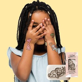 LaDot Ceramic Stamps Sloth Size M for Children and Adults, Temporary Skin-friendly Tattoos, Tattoo Stamps without Needles for Body and Arm. Many Different Designs Available