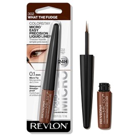 Revlon Colorstay Micro Easy Precision Liquid Liner, 302 What the Fudge Marron