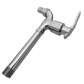 KANANA Tap for Sink, Wall Fitting, Garden Tap, Outlet Valve, Valve 1/2 Inch (HV854) Tap 19.5 cm Long with Adapter.