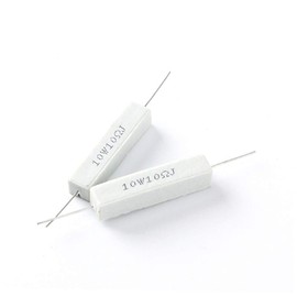 10 Pcs Wirewound Cement Resistor 330 Ohm 10W Resistors Watt 5%