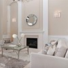 LOCLGPM Modern Chrome Crystal Wall Sconces, Elegant Bathroom Vanity Wall