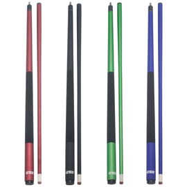 GSE Games & Sports Expert 58" 2-Piece Fiberglass Graphite Composite Billiard Pool Cue Stick(4 Colors, 18-21oz)