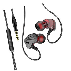 TEHAUX 1pc Plug Wired Earphones in Ear Headphones with Soft Earmuffs for Mobile Devices TPE Cable High Fidelity Sound Comfortable Fit