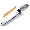 ApplianPar Front Passenger Side Exterior Door Handle Chrome and White