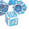7pcs Polyhedral Dice Set Portable Exquisite Funny Metal Dice Table