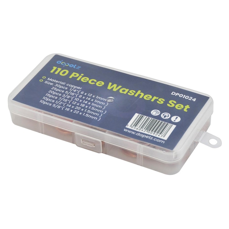 Dapetz® 110 Piece Imperial Washer Set Assorted Sizes 6 Different