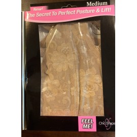 As Seen On TV UNDERBUST Breast Back Bra Chic Shaper SUPPORTER "XS,M,L,XL" As seen on TV