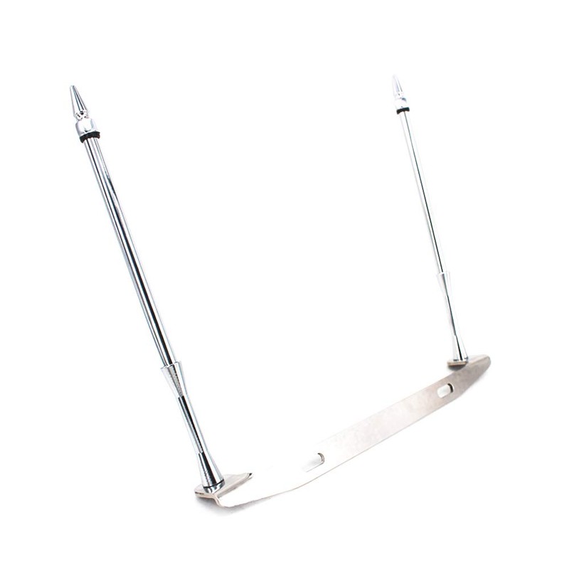 GUAIMI License Plate Flag Mount Double Flag Holder Motorcycle Flags