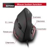 T-20 Mouse Wired Vertical Mouse Ergonomic Rechargeable 4 3200 movement