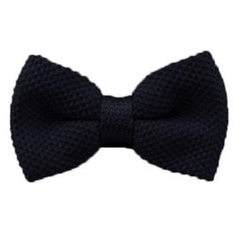 ShopXJ Kids' Knit Bowtie, Bowtie, For Weddings, Receptions, Parties, black