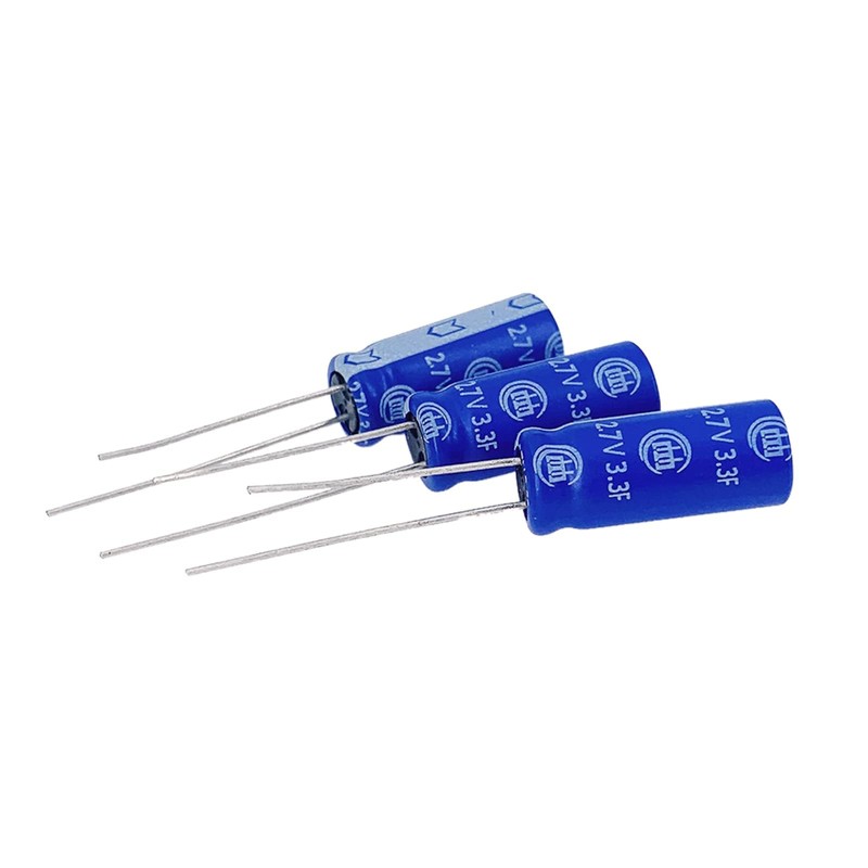 PENGLIN 10pcs Superfarad Capacitors 2.7V 3.3F 8x19mm Supercapacitor Capacitor High
