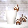 La Tartelette 3 Pcs Stainless Steel Christmas Mini House Mold