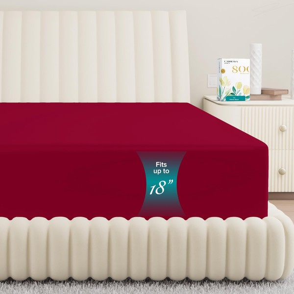 Carressa Linen 100% Cotton Twin Size Fitted Sheet Only -