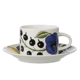 ARABIA 1054177 Arabian Paratyssi Tea Cup & Saucer, Color