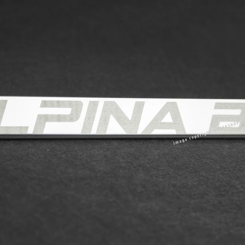 PS-AUTO Mirror Polished Stainless Steel Laser Engraved License Plate Frame
