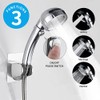 KAIYING Drill-Free High Pressure Handheld Shower Head with ON/OFF Pause