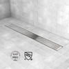 Elefloom Linear Shower Drain, Shower Drain 32 inch with Removable
