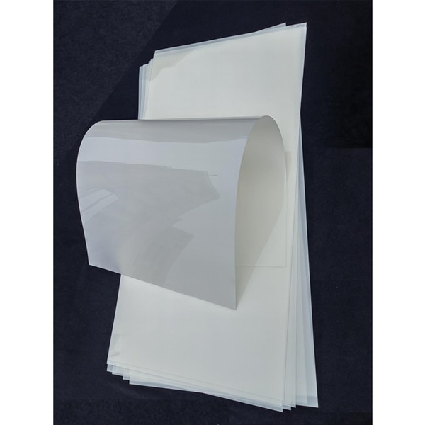 BANLTRE 12 x 24 Flat Packaging Mylar Sheet Milky Translucent