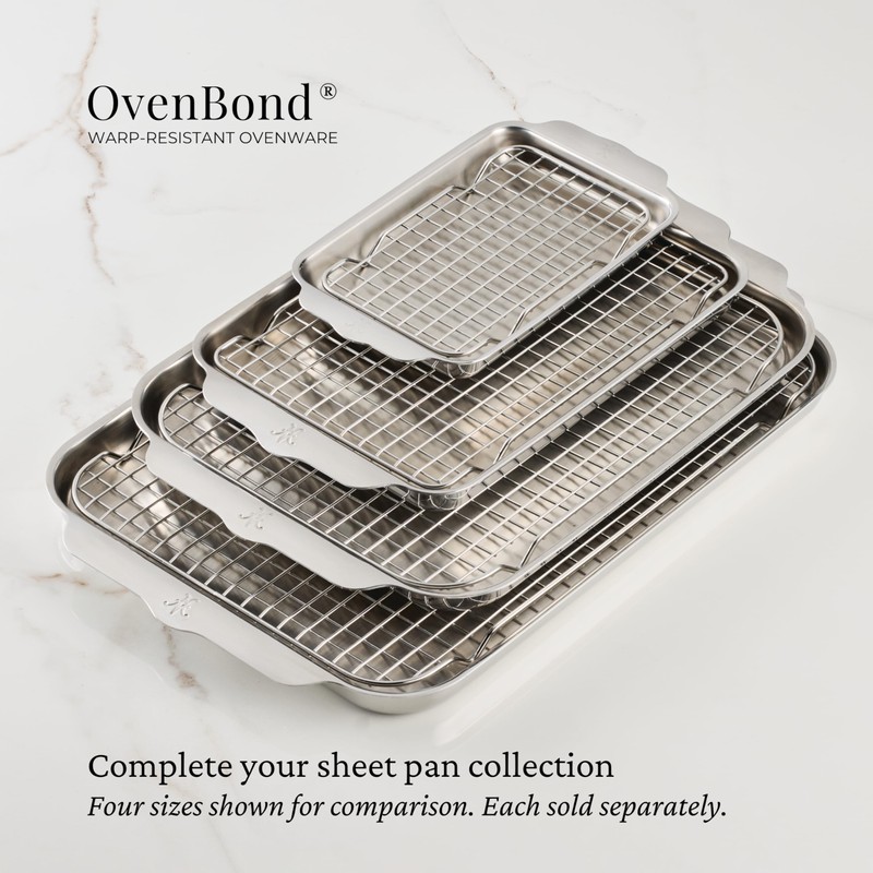 Hestan Provisions OvenBond – 9" x 12.5" Tri-ply Clad Stainless