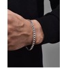 925 Sterling Silver Cuban Link Chain Bracelet 5mm Silver Bracelet