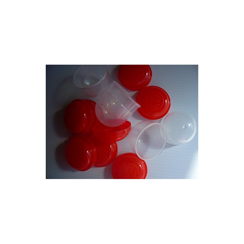 2" RED Vending Capsules (50 count)