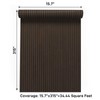 VaryPaper 15.7''x315'' Dark Brown Wood Stripes Peel and Stick Wallpaper