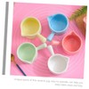 Gatuida 5pcs Ceramic Milk Pitcher Coffee and Sauce Cups with
