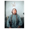 SITTING BULL NATIVE AMERICAN CHIEF COLORIZED 5X7 PHOTO