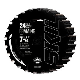 SKIL 75924-10 7-1/4" 24-Tooth Carbide Framing Circular Saw Blade 10-Pack for SKIL Circular Saws 5280-01/5180-01/5080-01