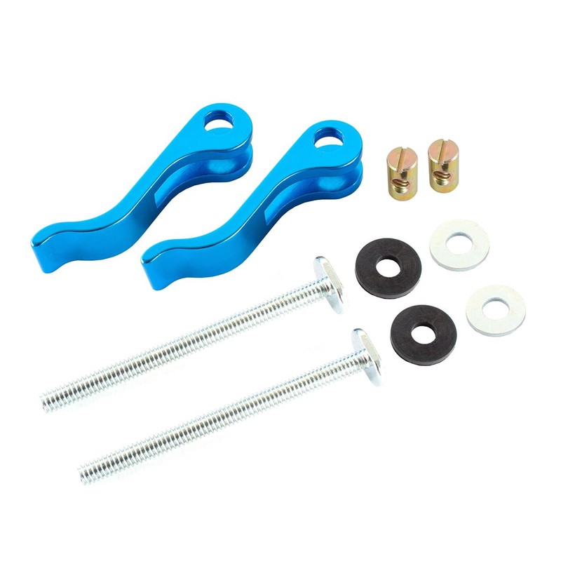 POWERTEC 71164 Aluminum Cam Clamp for Woodworking, 1/4”-20 Threaded Insert