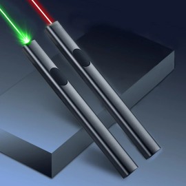 Green Laser Pointer Pen Visible Beam USB Charge Long Range Teaching Meeting Cat