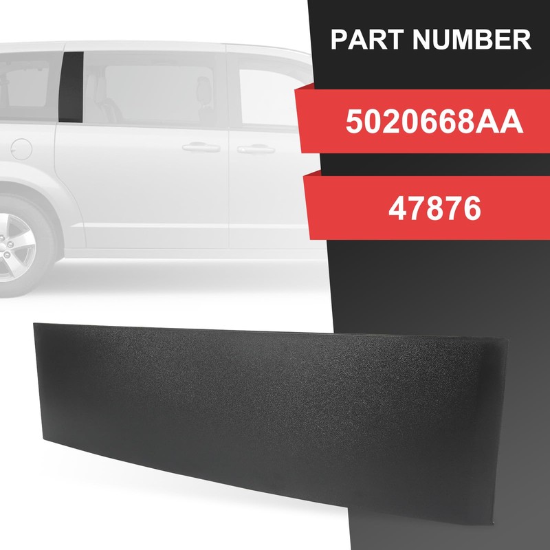 Rearward Right Door C Pillar Outer Windshield Pillar Trim Replacement