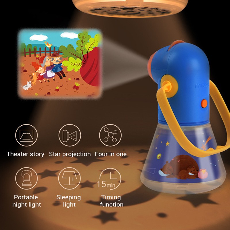 Story Projection Lights Multifunctional Storybook Projector Star Night Lamp