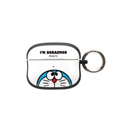 iFace First Class Case for AirPods Pro 2nd Generation / 1st Generation (Doraemon/Up) with Carabiner
