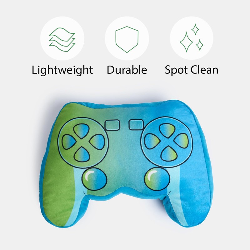 OHS Gaming Pillow Cushion Controller Shaped, Lightweight Durable Soft Plush