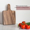 Cintika Acacia Wood Reversible Cutting Board and Serving Tray -
