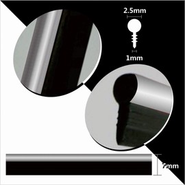 Mr.Brighton LED 25ft (7.6m) Chrome Silver Car Interior Decorative Molding Door Panel Gap Trim Strip