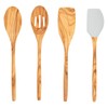 Core Kitchen Italian Olive Wood Utensil Set 4-Pieces