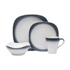 Mikasa Swirl Square 4-Piece Place Setting, Service for 1, Ombre