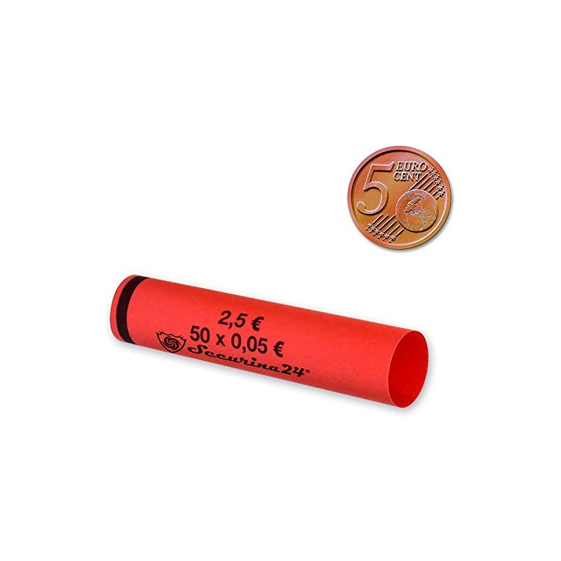 Securina24 Mixed Coin Tubes 1 cent to 2 Euro or