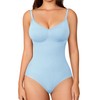 BRABIC Bodysuit Shapewear for Women Tummy Control Panties Seamless Sleeveless