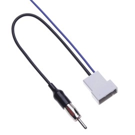 Keple Aftermarket Radio Antenna Adaptor Vehicle Aerial Stereo to DIN Plug